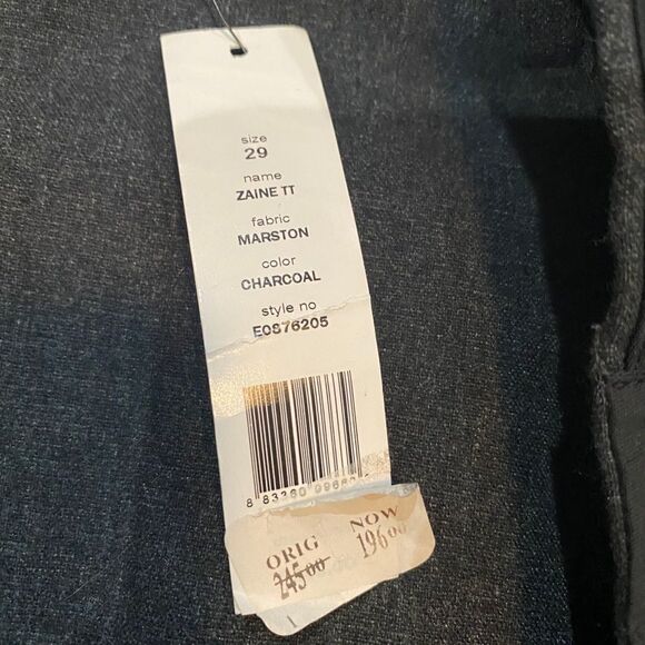 NWT THEORY Charcoal Dress Pants 29” Waist - Picture 5 of 6